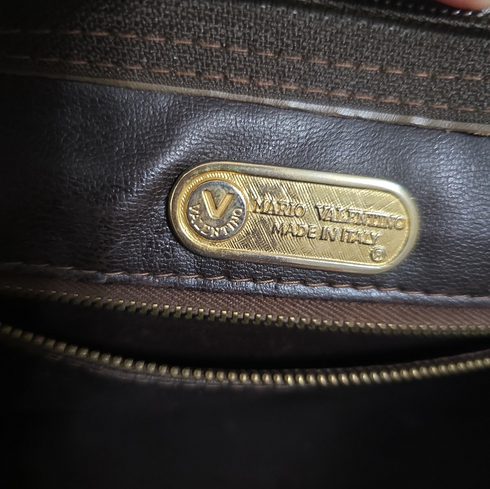 Mario Valentino Vintage Brown Clutch - Picture 7 of 7
